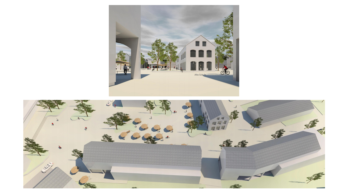 Visualisierung einer möglichen Bebauung am Schulredder, Altheikendorf